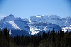 15 Mount Niblock, Popes Peak, Narao Peak From Near Herbert Lake On The Icefields Parkway.jpg